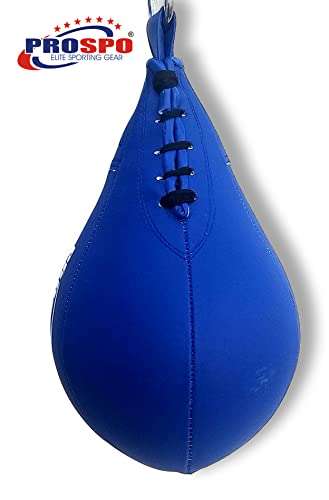 Prospo Synthetic Speed Ball Size No:10 Speed Ball, Speed Punch Ball for Sports Fitness Boxing Training Bag (Blue) 2