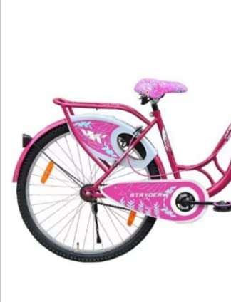 TATA City Bike for Women , Elly Design 2021 Model 26 INCHES Wheels with Stainless Steel Frame (Pink) 4