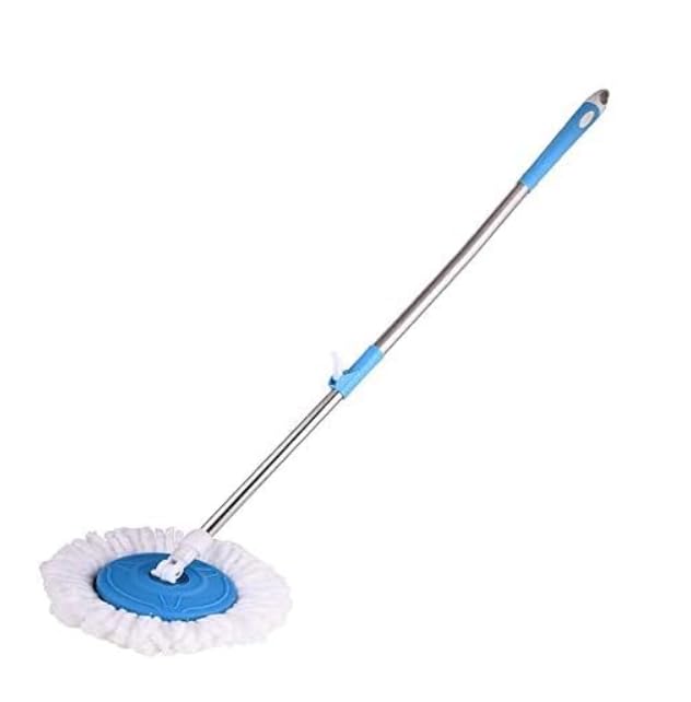 Spin Mop Extendable Handle/Stick Rod Only, Blue 1