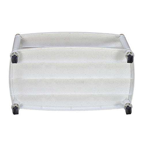 Nilkamal CENTBL5 Contemporary Center Trolley Coffee Table/Tea Table/Teapoy for Home/Living Room/Office & Outdoor. (Plastic) 5