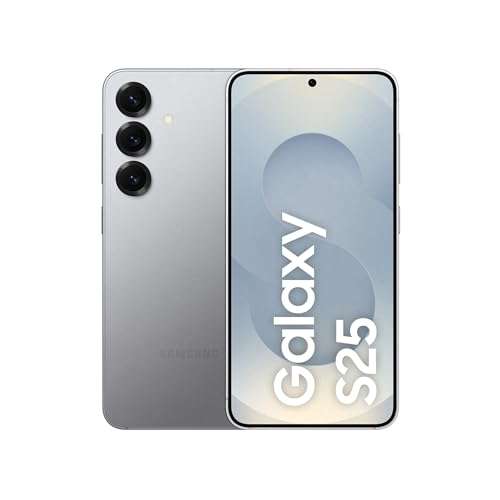 Samsung Galaxy S25 5G AI Smartphone (Silver Shadow, 12GB RAM, 256GB Storage), 50MP Camera with Galaxy AI 1