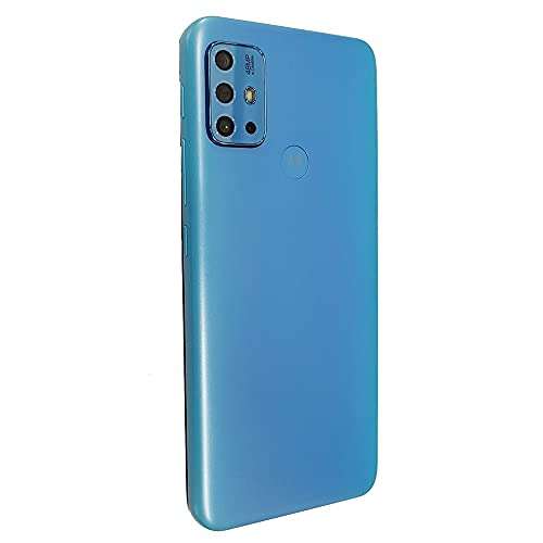 Motorola Moto G20 (128GB, 4GB) 6.5" Dual SIM GSM Unlocked 4G LTE, International Model XT2128-1 (Sky Blue) 4