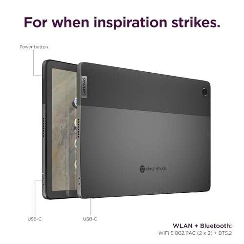 Lenovo Chromebook Duet 3 2-in-1 Laptop Tablet w/Detachable Keyboard (11" QHD IPS Touchscreen, 8-Core Qualcomm CPU, 8GB RAM, 128GB eMMC) Lenovo USI Pen, 8MP Webcam, Wi-Fi, Chrome OS, Grey 6