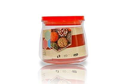 ARV MEGAHOUSE Plastic Stackable Modular Matka Kitchen Storage Containers (Set of 4, 900ml) 6