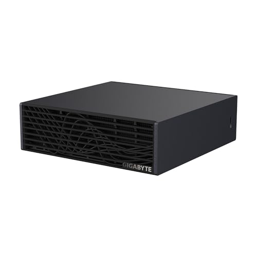 GIGABYTE AI TOP Atom Personal AI Supercomputer, Arm Cortex-X295 + Cortex A725, NVIDIA® Blackwell Architecture, 128GB LPDDR5X, 4TB PCIe 5.0 NVMe SSD, NVIDIA DGX™ OS, Black