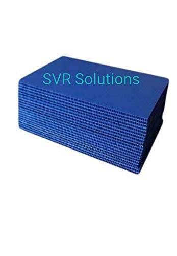SVR-Pack Of 10 PC PP Corrugated Sheets 5MM Thick 750 GSM Durable, Versatile, Ideal for Packaging and Displays 5mm Thick Sheet (Size20X20" inch_Blue) 1