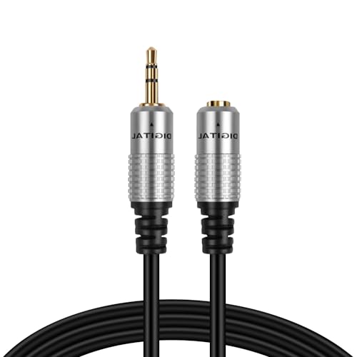 TNP Products 3.5mm AUX Extension Cable 25ft - Male to Female Audio Cord and Jack Adapter Wire Cord Plug for Headphone Extension Cable, Speakers, Laptop, Smartphone, Tablet 6