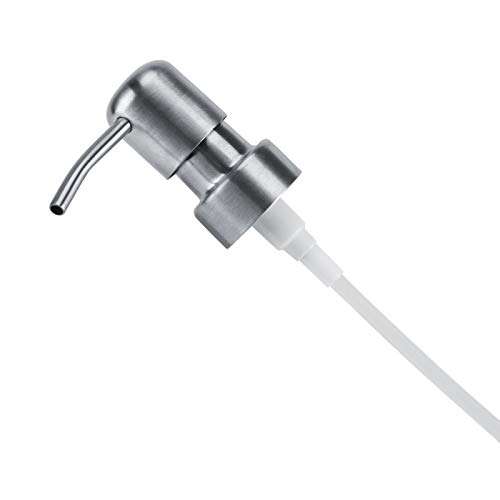 Soap Pump, Durable 304 Rust Proof Stainless Steel, 2.5 cm/1.0inch Bottles, Brushed Finish, for Kitchen and Bathroom Soap Dispenser 5