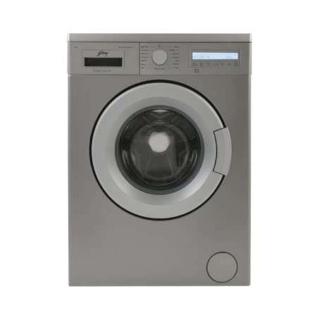 Godrej 7 Kg Fully-Automatic Front Load Washing Machine with Germshield Technology; 60 ºC Hot wash; Tested by CSIR Lab; Allergy Protect (WF EON 7012 PASC GR, Grey) 1