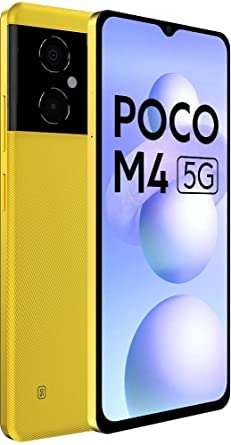 POCO M4 5G (Yellow, 128 GB) (6 GB RAM) 3