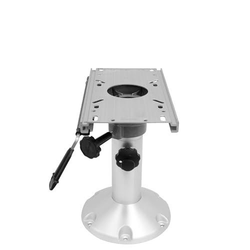Wise 8WP21-374 Boat Seat Pedestal, Adjustable Height from 12" to 18", with Seat Slide Seat Mount, Adjustable Travel 5" - Fore & AFT 4