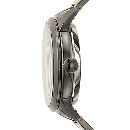 Fossil Townsman Auto Smoke Analog Men's Watch - ME3172 (Black Dial Grey Colored Strap) 3