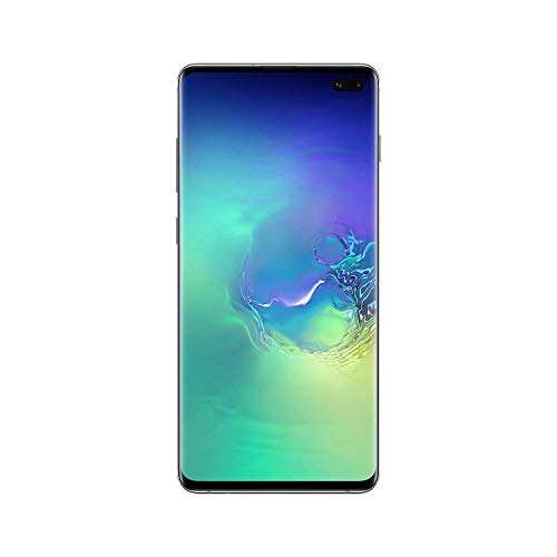 Samsung Galaxy S10+ Plus 128GB / 8GB RAM SM-G975F Hybrid/Dual-SIM (GSM Only, No CDMA) Factory Unlocked 4G/LTE Smartphone - International Version (Prism Green, 128GB) 1
