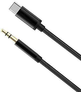 OJOS - USB C to 3.5 mm Audio Aux Cord Male Audio Aux Jack Cable for iPad 2019/2019, Macbook, Google Pixel 3 2 XL, Galaxy S10 S9 S8 Note 9 8, HTC U11 U12, Moto Z2, LG(3.3FT) Black 2