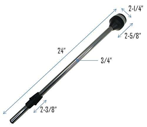 Pactrade Marine White LED 24'' All Round Stern Anchor Plug-In Light Pole USCG ABYC A16 2NM for Pontoon Fishing Boat and Yacht 3