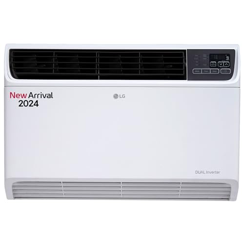 LG 1.5 Ton 5 Star DUAL Inverter Window AC (Copper, Convertible 4-in-1 cooling, 4 Way Air Swing, HD Filter, 2024 Model, TW-Q18WUZA, White) 1