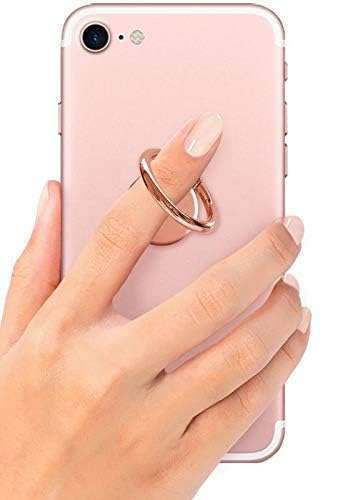 iDecoz Phone Ring Stand Universal Phone Ring Holder Kickstand. (Rose Gold) 2
