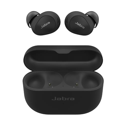 Jabra Elite 10 True Wireless Bluetooth Earbuds – Advanced Active Noise Cancelling with Dolby Atmos Surround Sound, All-Day Comfort, Multipoint, Crystal-Clear Calls – Gloss Black 1