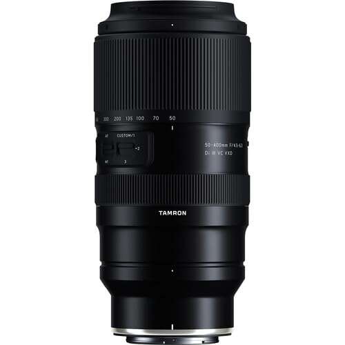 Tamron 50-400mm f/4.5-6.3 Di III VC VXD Lens (Nikon Z) with Pixel Advance Accessories and Travel Bundle | AFA067Z-700 | Tamron 50-400mm Lens 5
