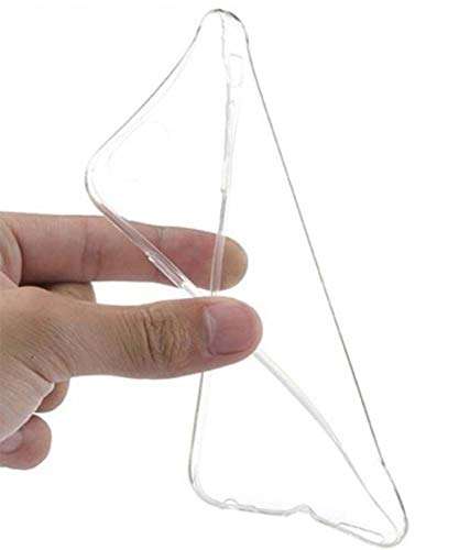 Ankirant White Back Case Cover for Samsung Galaxy S4 Bumper Crystal Clear Silicon Anti-Dust Plugs Plain Soft Flexible - Transparent TPU 1