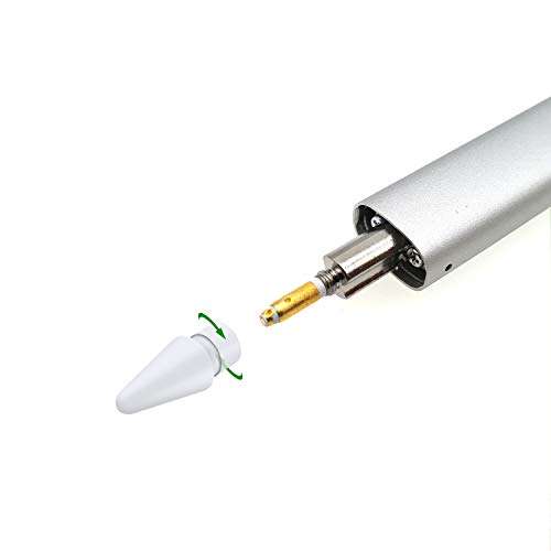 Replacement Pencil Tips + Pencil Cap Set Compatible with Logitech Crayon Digital Pencil, Replacement Accessories Pencil Nib+Pencil Nib Cover+ Protective Pencil Cap Combo for Logitech Crayon,Orange 4