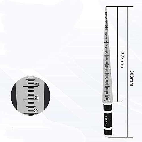 YUCHENGTECH Conical Taper Gauge Taper Welding Feeler Gauge Gage Welding Taper Gage Feeler Depth Ruler Gap Hole Inspection Measurement Tool (3-15mm) 2