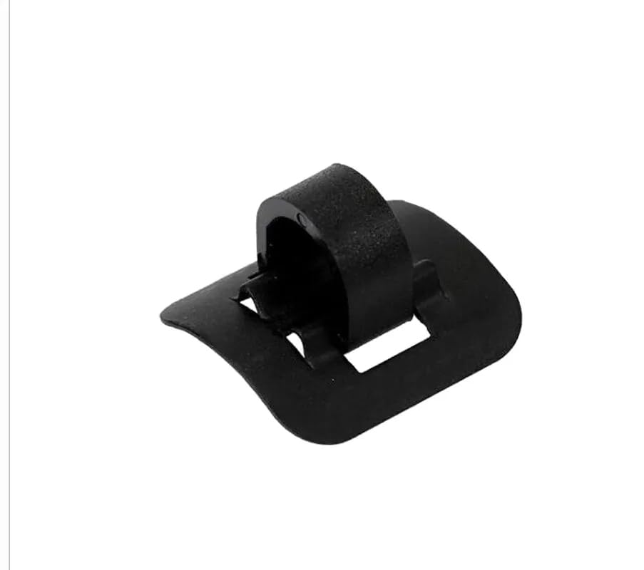 WCS 10pcs Road Bicycle MTB Bike c-Clips Clamps housing Hose Guide with Adhesive seat for Brake derailleur Shift Cables or Oil Tube, 5