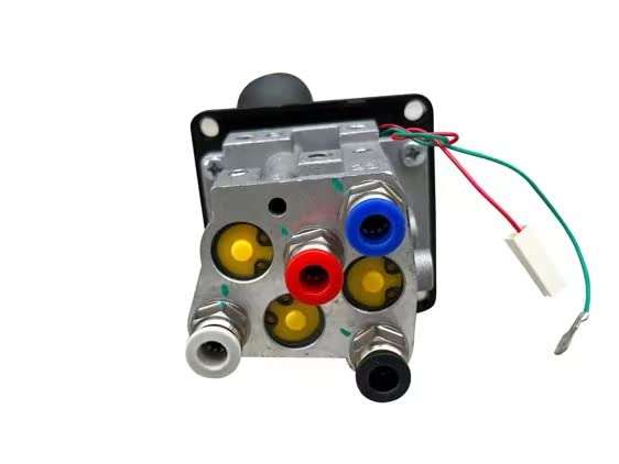 RunGong Proportional Control Valves with PTO Switch Dump Truck Tipper Hydraulic System Slow Down Function HYVA Air Operated Black 2