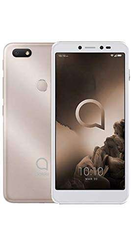 Alcatel 1V Smartphone 5001J Factory Unlocked Fingerprint Sensor Octa-Core Android Pie Dual SIM 16 GB + 2 GB 13MP 4G LTE GSM T-Mobile AT&T Mint Simple Mobile Global Ready Works Worldwide (Gold) 2