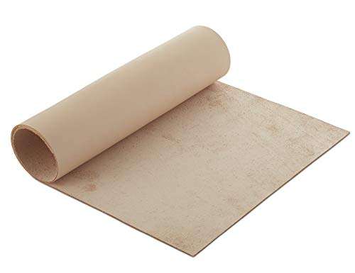 CP 3-4 oz Leather Hide - Vegetable Tanned Tooling Leather - Rawhide Leather Sheet - Cowhide (8" x 24") 4