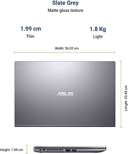 ASUS Core i5 10th Gen - (8 GB/512 GB SSD/Windows 10 Home) X515JF-BQ521T Thin and Light Laptop (15.6 inch, Slate Grey, 1.80 Kg, with MS Office) 5