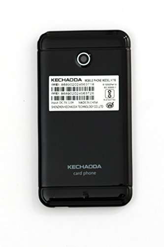 KECHAODA K116 Plus Dual SIM Mobile with External Memory Card Slot and VGA Camera (Black) 2