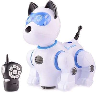 Relizaa Robot Puppy Max Remote Control Dog Toy Robots Kids Smart & Dancing Imitates Mini Pet Cool Light Music RC Toy Fun Touch Sensor Singing Storytelling Robotic Dogs Electronic Pets 3