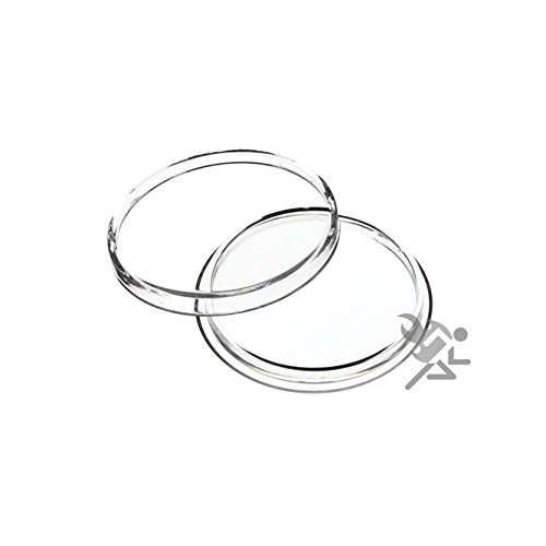 OnFireGuy 20 Capsule Holders A26 Direct Fit & Black Cap Coin Storage Tube, Coin Capsule Holders for Small Dollars Presidential Dollars Sacajawea Dollars 2