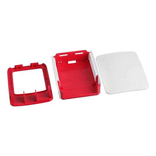 Robotbanao Plastic Pi Rpi3Case-Bg Raspberry Pi 3 Case, White And Red (U3-N6L4-Sytb) 6