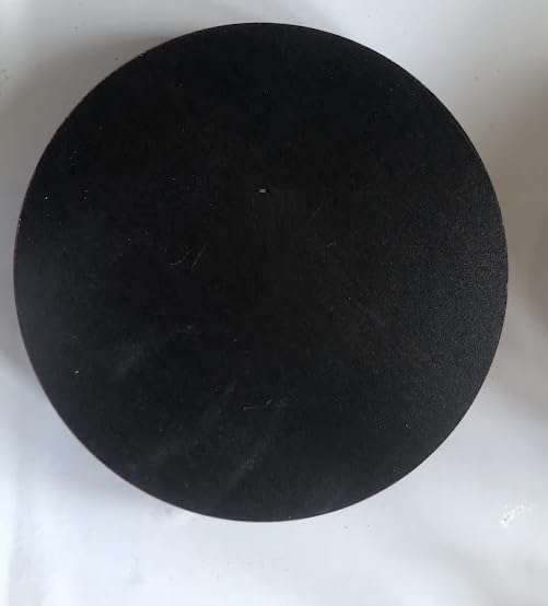 SUNBIRD Wooden Chakla,Serving Board, Round Chapati Chakla, Perfect for Making Chappati at Home, Wooden Roti/Chapati Maker, Wood Rolling Board and Rolling Pin Black Set (Chakla Belan) 1