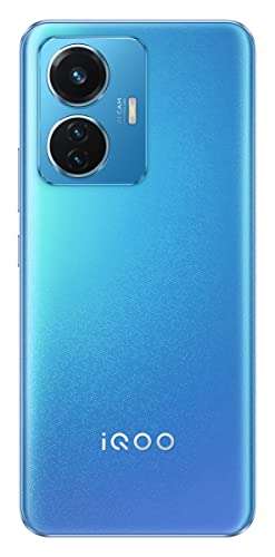 IQOO Z6 44W (Lumina Blue, 6GB RAM, 128GB Storage) | 6.44" FHD+ AMOLED Display | 50% Charge in just 27 mins | in-Display Fingerprint Scanning 3
