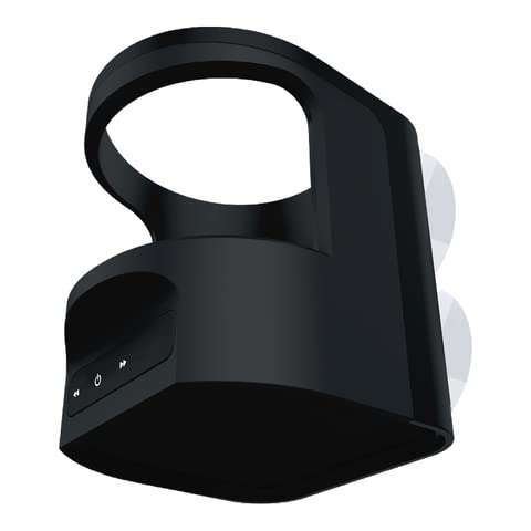 Gabba Goods Shower Bluetooth Speaker with Beer/Soda Can Holder - Built-in Microphone Handsfree - Waterproof, IPX7, 4 Hours of Playtime, Suction Cup for Showers 2