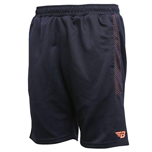 BHAJJI B-049 Polyester CRICKET MEN SHORTS, Small (BLACK) 3