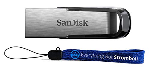 SanDisk 512GB Ultra Flair USB 3.0 Flash Drive 512 Gig High Speed Memory Pen Drive (SDCZ73-512G-G46) Bundle with (1) Everything But Stromboli Lanyard 1
