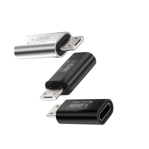 Orlife Lighting 8 pin Adapter to Micro USB Converter Connector for Data Synchronisation and Charging Compatible with Apple iPhone, iPad, iPod for Charging and Data Sync 1