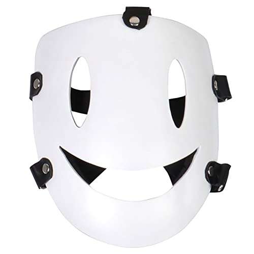 Oikawa High-Rise Invasion Cosplay Mask Sniper Mask Tenkuu Shinpan Mask White Smile Resin Mask for Halloween Cosplay Props 3