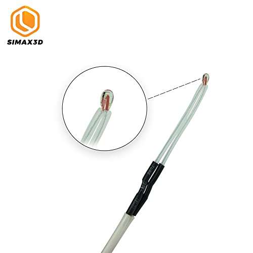 SIMAX3D 5pcs NTC Thermistor 100K 1Meter 3D Printer Accessories for CR-10S Pro, CR-X, Ender 3/3X/3 Pro/3 V2, Prusa Mendel, Anet E10 3