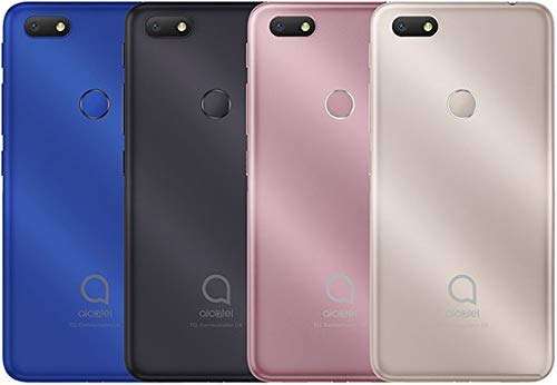Alcatel 1V Smartphone 5001J Factory Unlocked Fingerprint Sensor Octa-Core Android Pie Dual SIM 16 GB + 2 GB 13MP 4G LTE GSM T-Mobile AT&T Mint Simple Mobile Global Ready Works Worldwide (Gold) 3