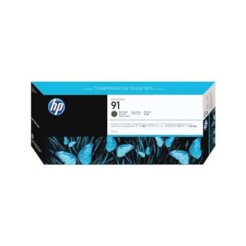 HP C9464A 91 Matte Black Original Pigment Ink Cartridge 1