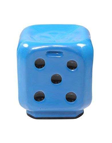 STAR NEW® Dice Stool Fiber Material for Living Room Dice Sitting Stool with Anti Skid Rubber for/Home/Outdoor- (Blue B.) 3