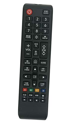 Replaced Remote Control Compatible for Samsung UA65NU7100W UE50NU7095U UE49MU6120 UE49MU6120K UA65NU7100K UE49MU6400 UE65MU6200K UE75MU6120 4K UHD Smart TV 1