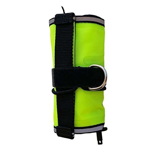 UJEAVETTE® Scuba Diving Surface Marker Buoy SMB Underwater Safety Buoy Fluo Yellow 5Ft 3