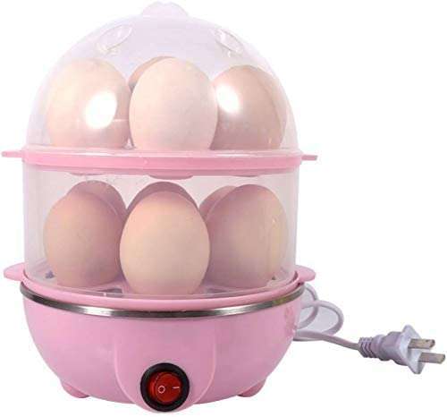 Dweezhet Multi-Function Electrical 2 Layer Egg Boiler/Egg Poacher/ 14 Egg Cooker/Electric Egg Boiler/Egg Steamer/Home Machine Egg Boiler with Egg Tray. 1