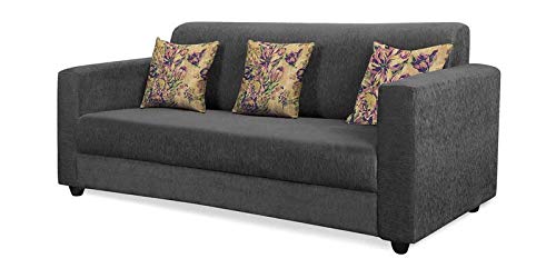 Casaliving - Lifestyle 3 Seater Sofa for Living Room (Grey) 4